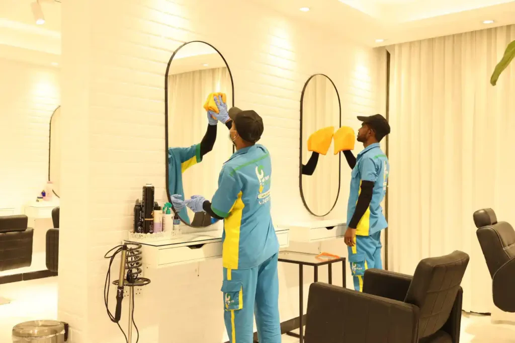 تنظيف الصالونات